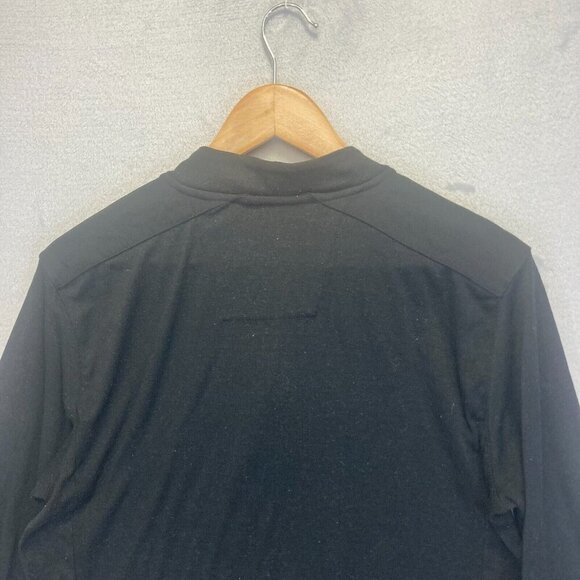 Skyr 1/4 Zip Long Sleeve Shirt Womens Medium M Black Base Layer Winter Skiing - Picture 11 of 12